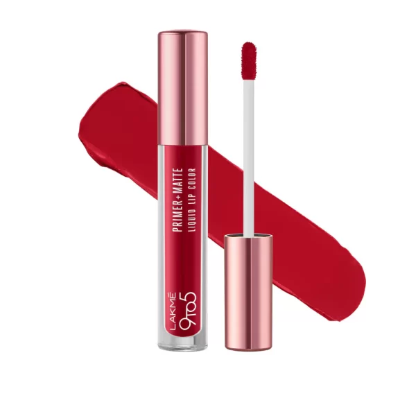 Lakmē 9to5 Primer + Matte Liquid Lip Color