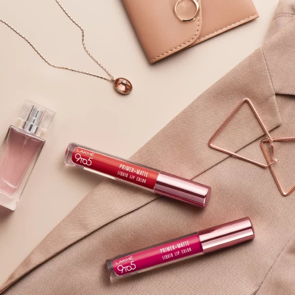 Lakmē 9to5 Primer + Matte Liquid Lip Color - Image 2
