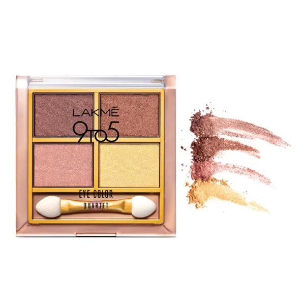 Lakmē 9to5 Eye Color Quartet Eye Shadow - Desert Rose